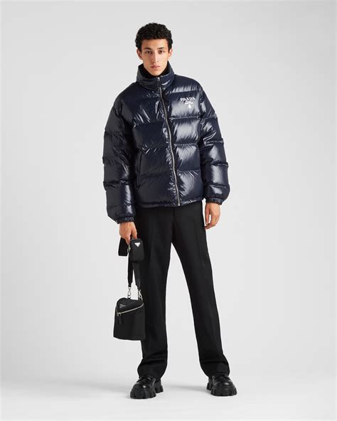 prada re-nylon down jacket|Prada nylon jacket men's.